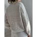 Porcelain Damask Sweater - leKnit