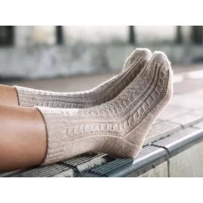 Gratis strikkeopskrift p Thorsminde strmper - download