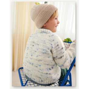 Debutant Sweater Junior - Sandnes Garn, strikkeopskrift (papir) 