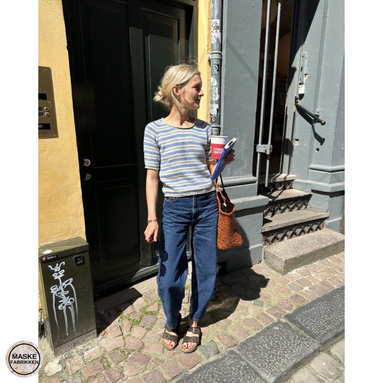 PetiteKnit - Amlie Tee, strikkeopskrift (papir)