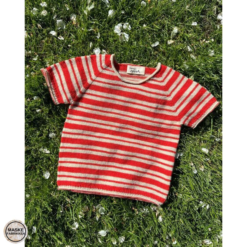 PetiteKnit - Amlie Tee Junior, strikkeopskrift (papir)