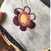 Kit til broderi p strik - 13 cm ring
