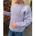 PetiteKnit - Dagmar Sweater Junior, strikkeopskrift (papir)