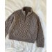 PetiteKnit - Dagmar Zipper Sweater, strikkeopskrift (papir)