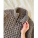 PetiteKnit - Dagmar Zipper Sweater, strikkeopskrift (papir)