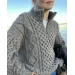 PetiteKnit - Dagmar Zipper Sweater, strikkeopskrift (papir)