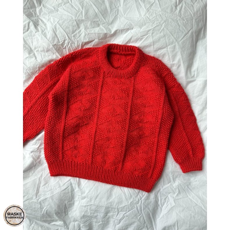 PetiteKnit - Esther Sweater Junior, strikkeopskrift (papir)