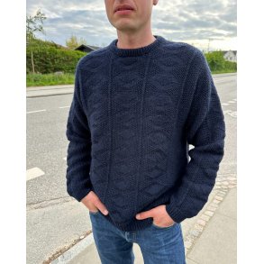 PetiteKnit - Esther Sweater Man, strikkeopskrift (papir)