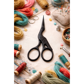 Sort Storkesaks, Prym - 9,5 cm