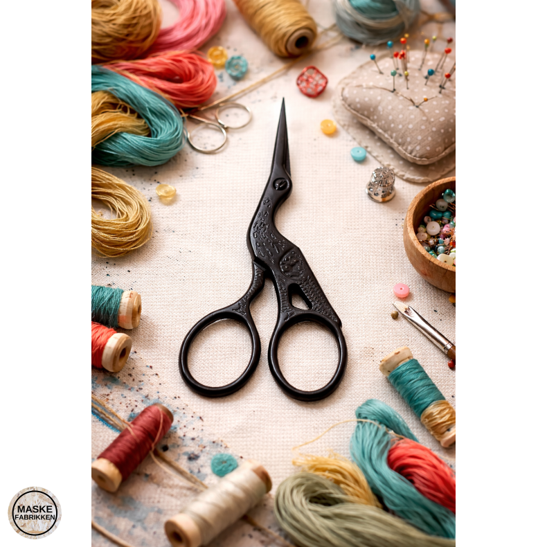 Sort Storkesaks, Prym - 9,5 cm