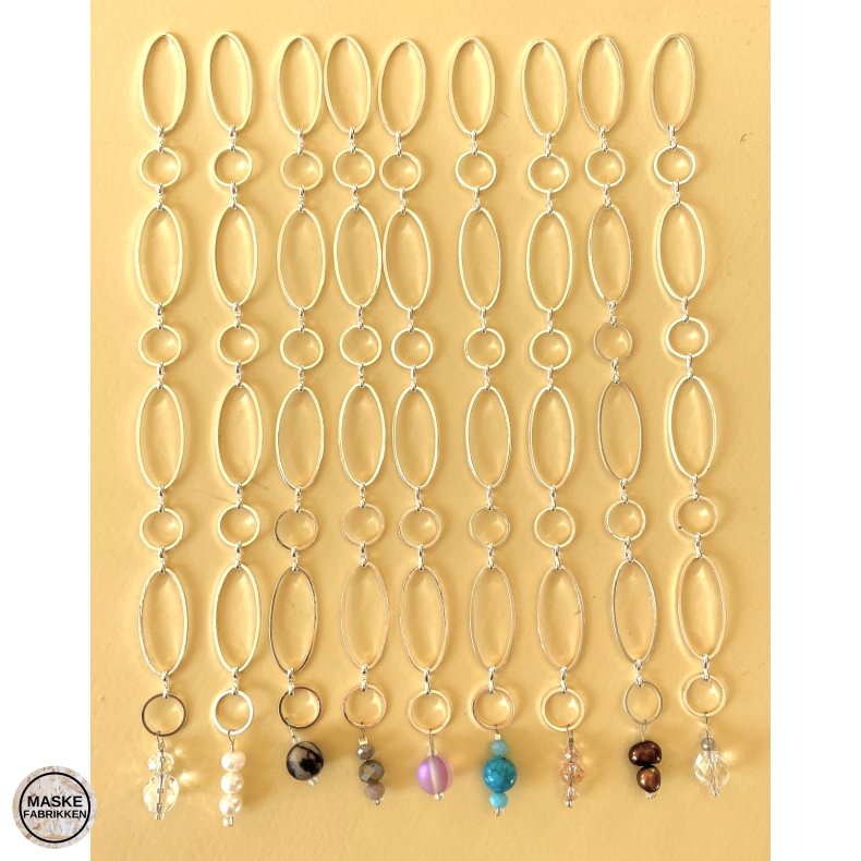 Strikkefisk - 8 ringe, slv-look