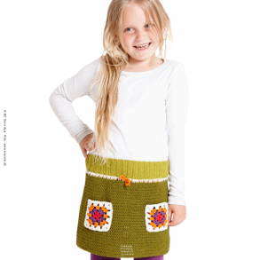 Opskrift - Hklet nederdel med lommer