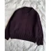 Hannah Sweater V-neck - PetiteKnit, papir
