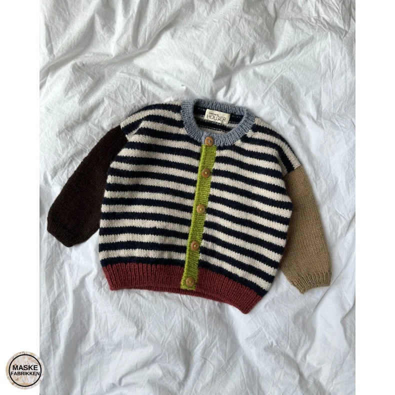 PetiteKnit - Holger Cardigan, strikkeopskrift (papir)