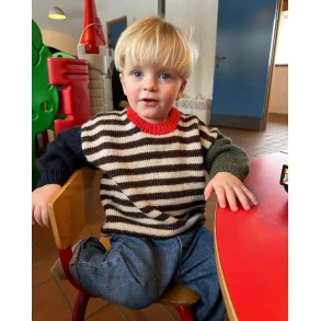 PetiteKnit - Holger Sweater, strikkeopskrift (papir)