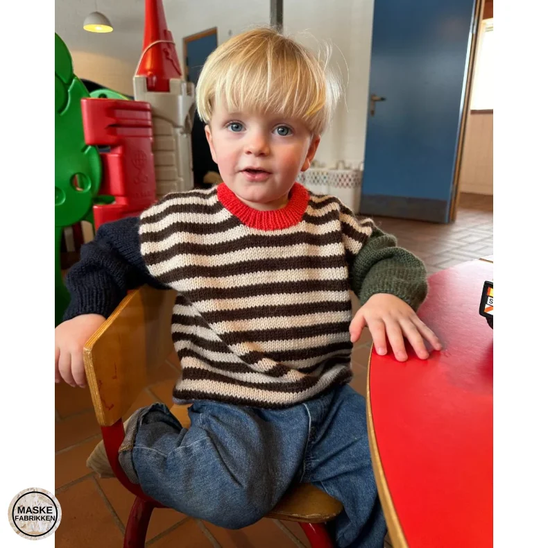 PetiteKnit - Holger Sweater, strikkeopskrift (papir)