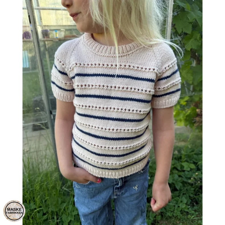 PetiteKnit - Ida Tee Junior, strikkeopskrift (papir)