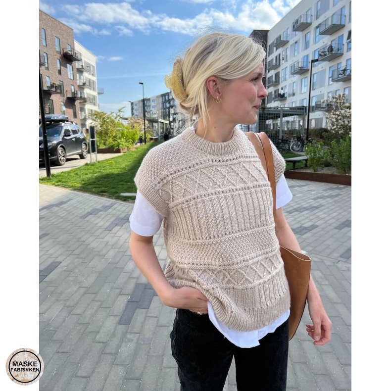 PetiteKnit - Ingrid Slipover, strikkeopskrift (papir)