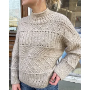 PetiteKnit - Ingrid Sweater, strikkeopskrift (papir)