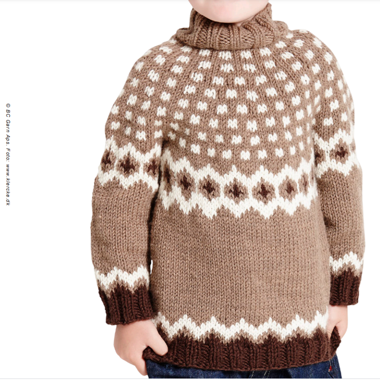 klæde sig ud over disk Islandsk sweater af Emilie Fauerskov