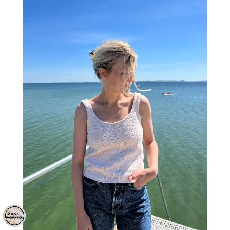 PetiteKnit - June Top, strikkeopskrift (papir)