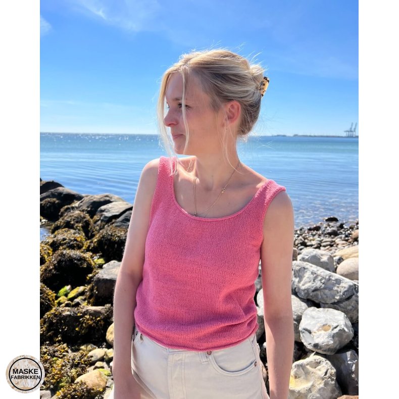 PetiteKnit - June Top Light, strikkeopskrift (papir)