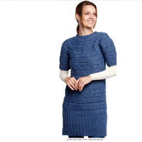 Opskrift - Kjole med snoninger p tvrs