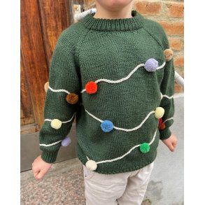 PetiteKnit - Let's Christmas Sweater, strikkeopskrift (papir)