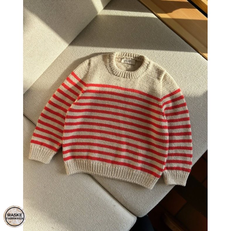 PetiteKnit - Lyon Sweater Junior, strikkeopskrift (papir)