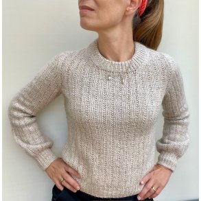 Trine Knitwear - Butterfly Knit Sweater, strikkeopskrift (PDF download)