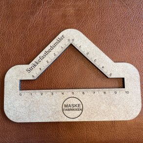 Strikkefasthedsmler med logo