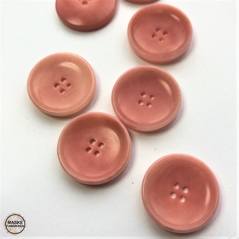 Lyserd marmoreret knap, 20 mm