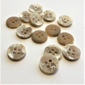 Marmoreret knap, 14 mm