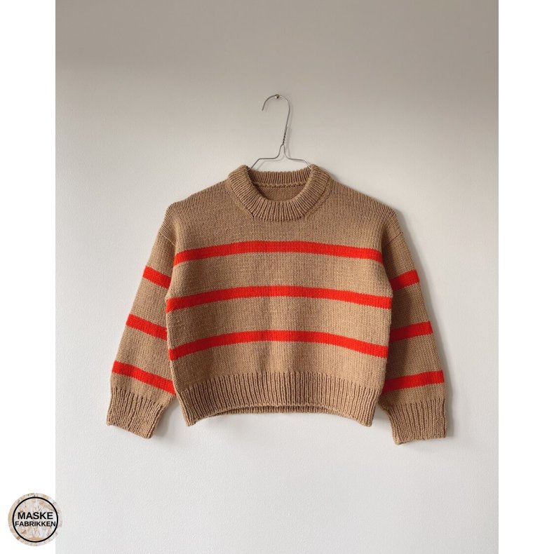 PetiteKnit - Marseille Sweater Junior, strikkeopskrift (papir)