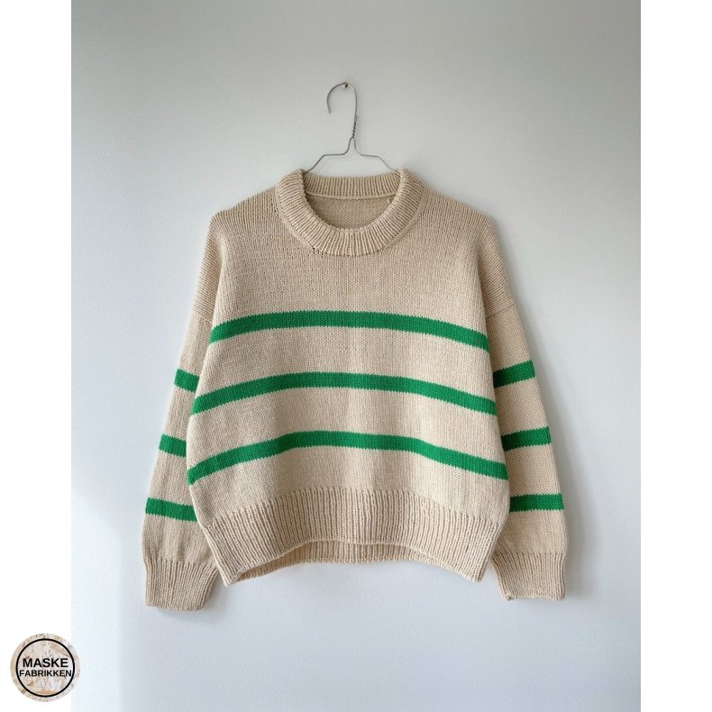 PetiteKnit - Marseille Sweater Young, strikkeopskrift (papir)