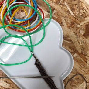 Maskewirer - maskesnore til tykke pinde, 1 meter