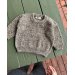 PetiteKnit - Melange Sweater Baby, strikkeopskrift (papir)