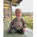 PetiteKnit - Melange Sweater Baby, strikkeopskrift (papir)