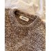 PetiteKnit - Melange Sweater Baby, strikkeopskrift (papir)