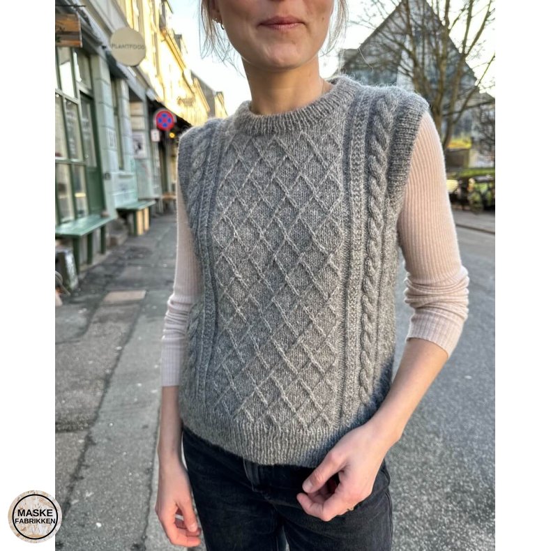 PetiteKnit - Moby Slipover, strikkeopskrift (papir)