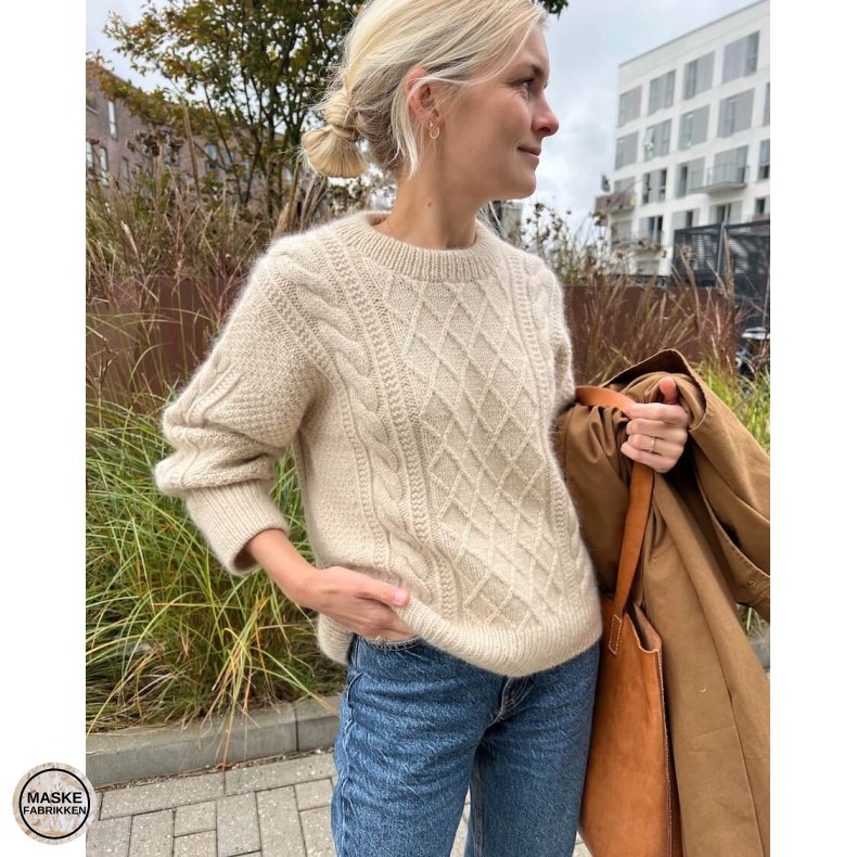 PetiteKnit - Moby Sweater, strikkeopskrift (papir)