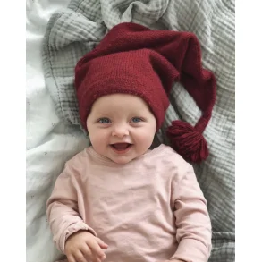 Strikkekit til PetiteKnit Nissehue, strikkeopskrift + garn