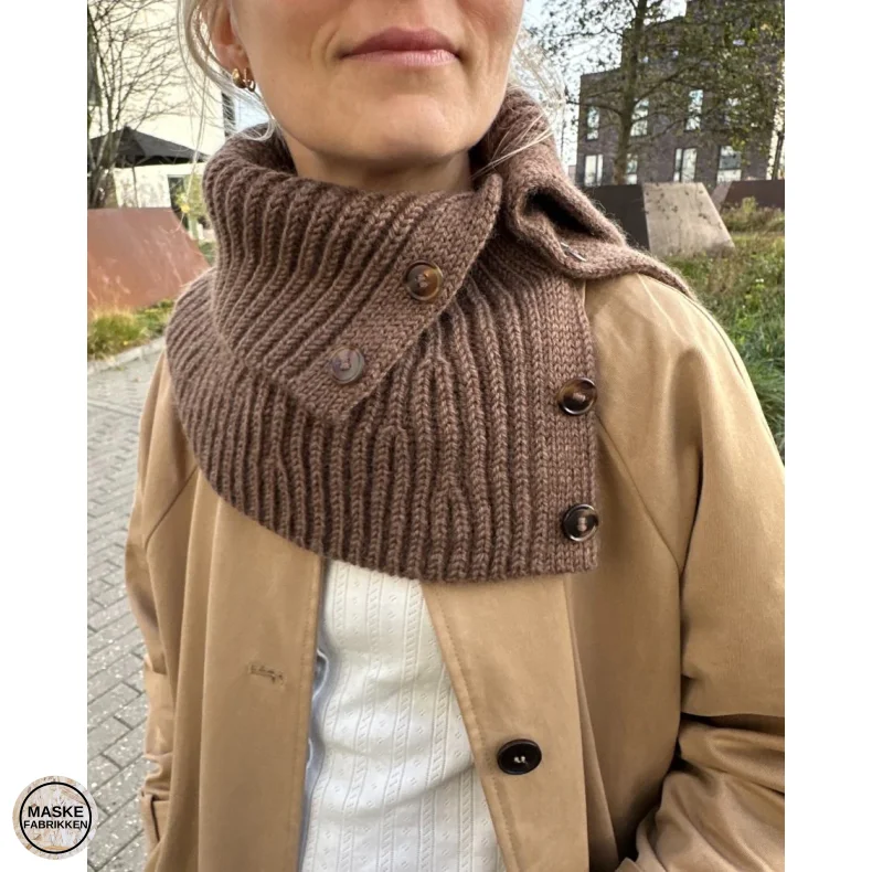 PetiteKnit - November Neck, strikkeopskrift (papir)