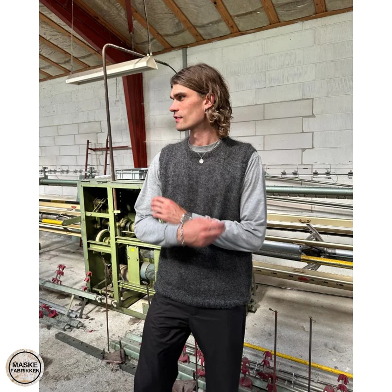 PetiteKnit - Novice Slipover Man, strikkeopskrift (papir)