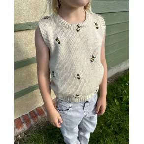 PetiteKnit - Novice Slipover Junior, strikkeopskrift (papir)