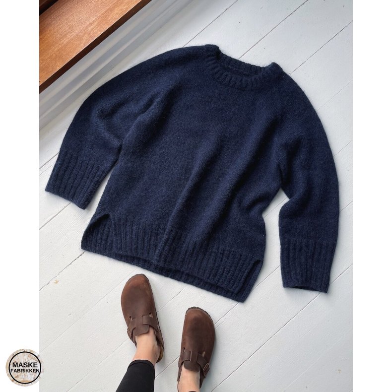 PetiteKnit - October Sweater, strikkeopskrift (papir)