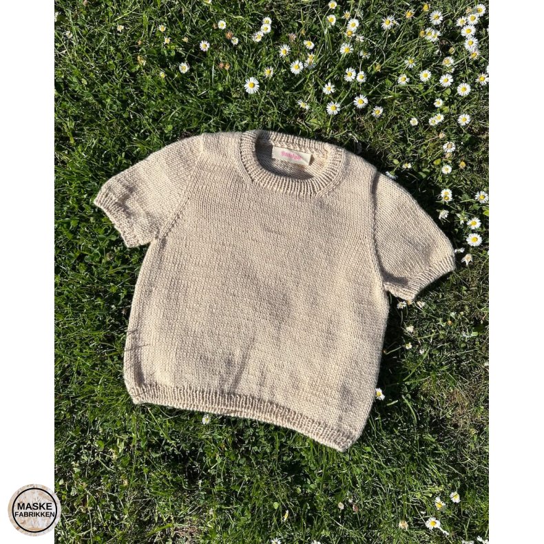 PetiteKnit - Poppy Tee Junior, strikkeopskrift (papir)