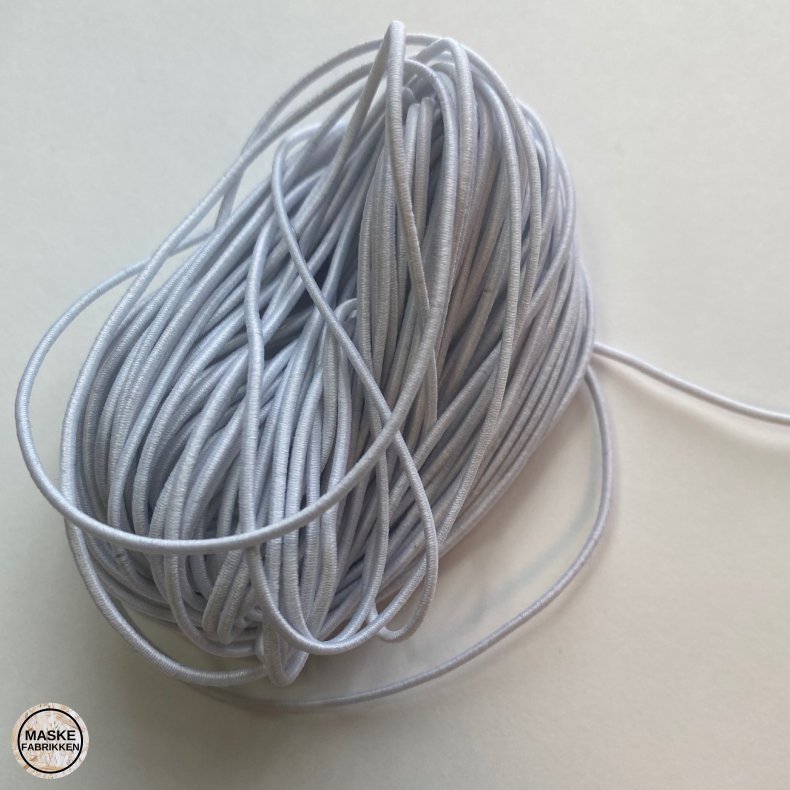 Rund elastik, 1 mm - 5 meter