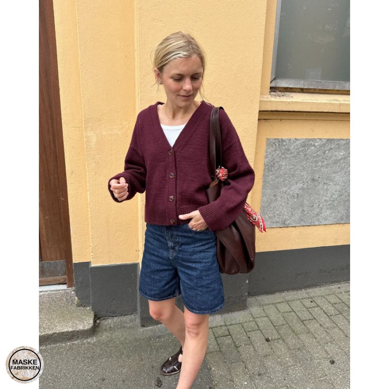 PetiteKnit - Scarlet Cardigan, strikkeopskrift (papir)