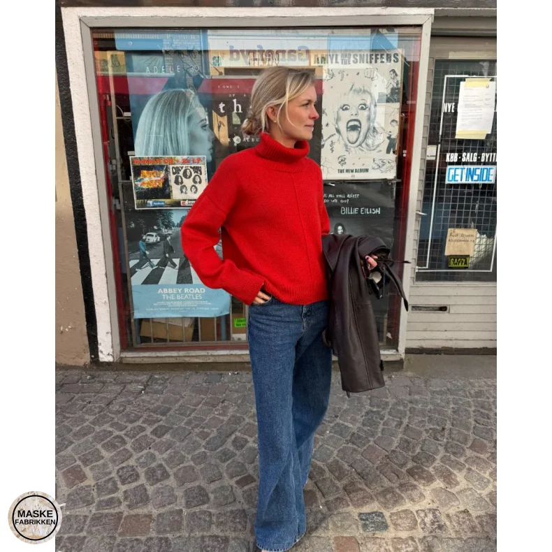 PetiteKnit - Scarlet Sweater, strikkeopskrift (papir)